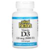 Natural Factors Vitamin D3 125 mcg (5,000 IU) 120 Softgels 68958010564