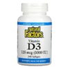 Natural Factors Vitamin D3 125 mcg (5,000 IU) 240 Softgels 68958010618