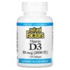 Natural Factors Vitamin D3 50 mcg (2,000 IU) 120 Softgels 68958010533
