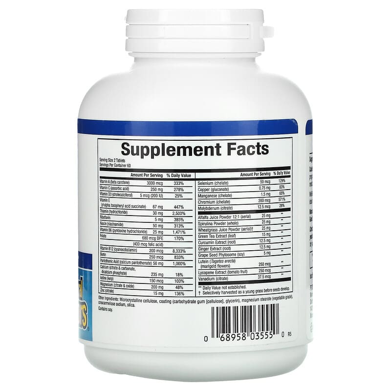 Natural Factors, WellBetX Complete Multi, 120 Tablets 68958035550