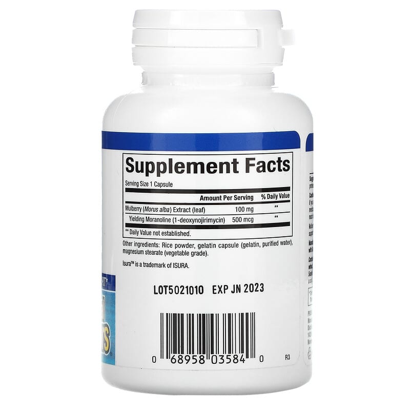 Natural Factors, WellBetX, Mulberry Extract, 100 mg, 90 Capsules 68958035840