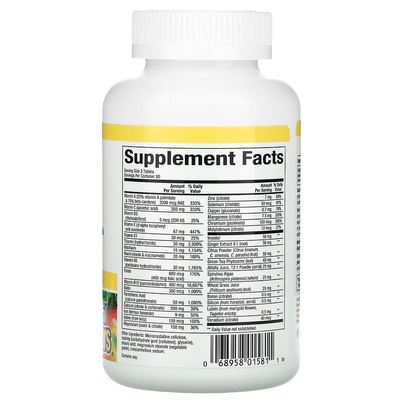 Natural Factors, Women's MultiStart, 180 Tablets 68958015811