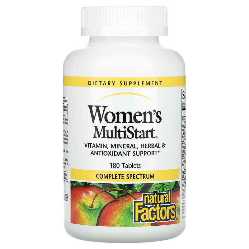 Natural Factors Women's MultiStart 180 Tablets 68958015811