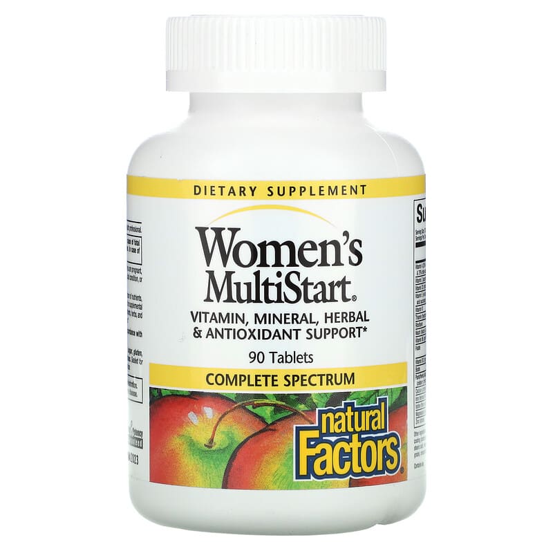 Natural Factors Women's MultiStart 90 Tablets 68958015804