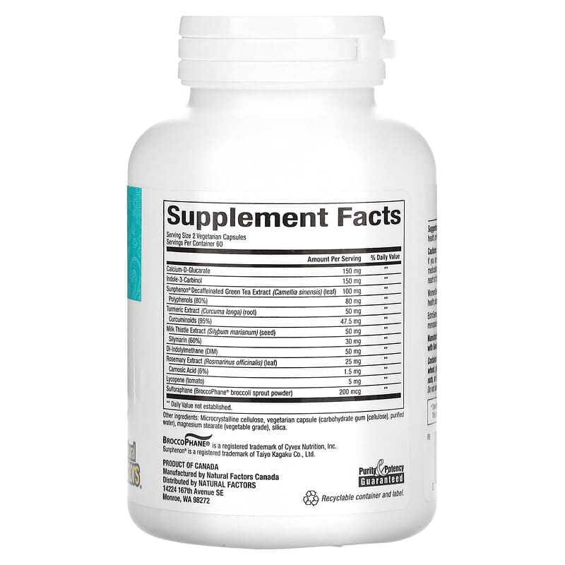 Natural Factors, WomenSense, EstroSense, Hormone Balancing, 120 Vegetarian Capsules 68958049564