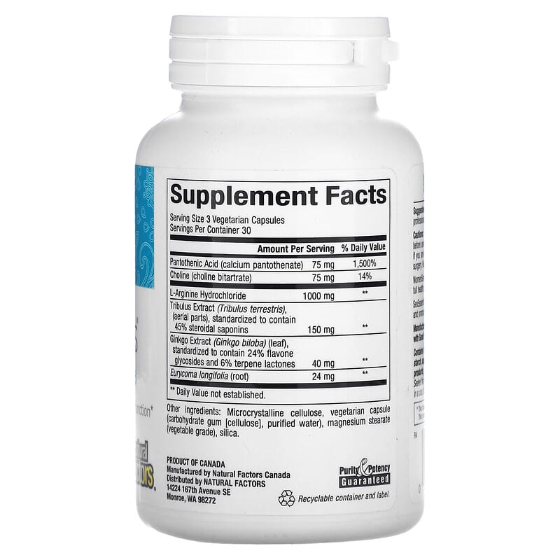 Natural Factors, WomenSense, SexEssentials, Healthy Libido Formula, 90 Vegetarian Capsules 68958049366