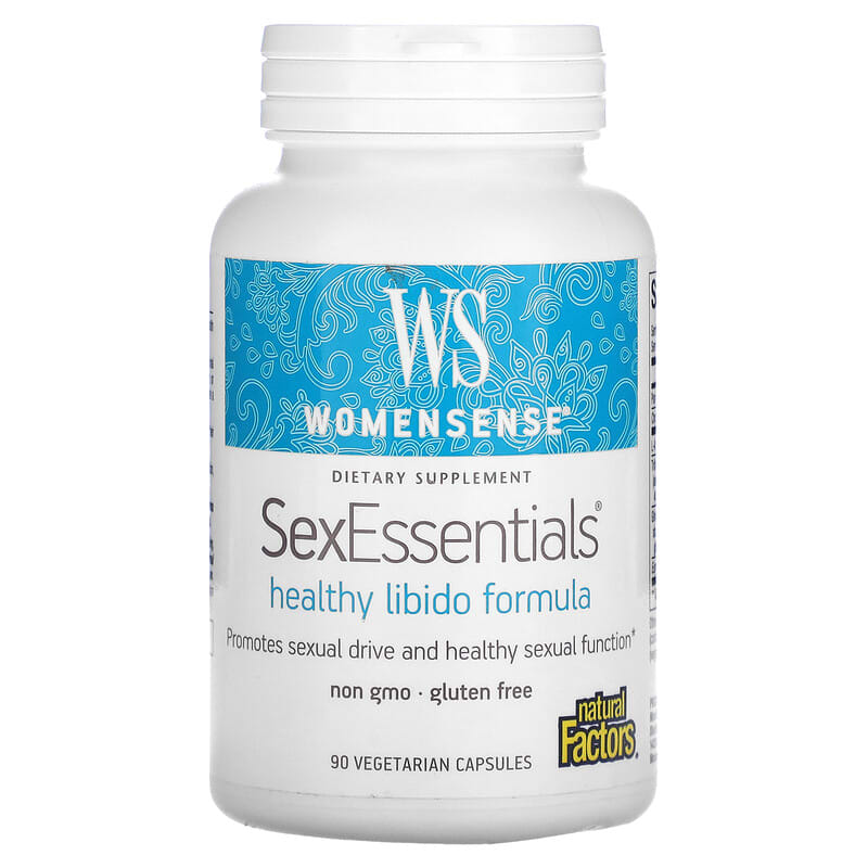 Natural Factors WomenSense SexEssentials Healthy Libido Formula 90 Vegetarian Capsules 68958049366