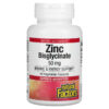 Natural Factors Zinc Bisglycinate 50 mg 60 Vegetarian Capsules 68958016931