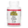 Natural Factors Zinc Citrate 50 mg 90 Tablets 68958016801