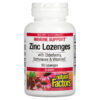 Natural Factors Zinc Lonzenges With Elderberry Echinacea & Vitamin C Cherry 60 Lozenges 68958016894