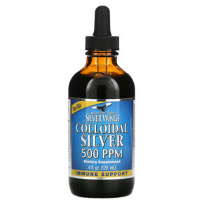 Natural Path Silver Wings, Colloidal Silver, Extra Strength, 500 PPM, 4 fl oz (120 ml) 613405610660