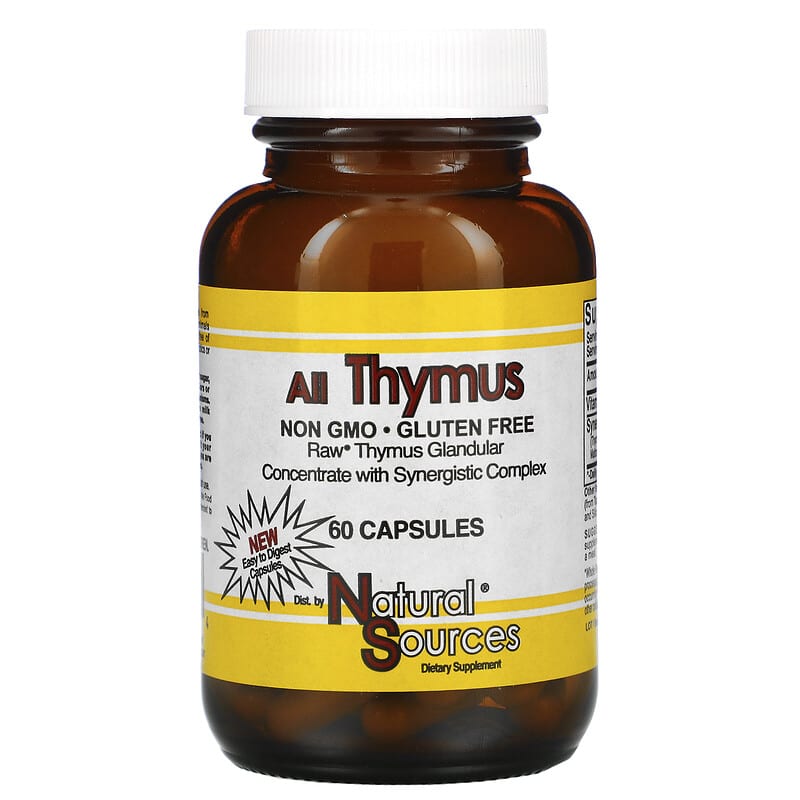 Natural Sources All Thymus 60 Capsules 726511253604