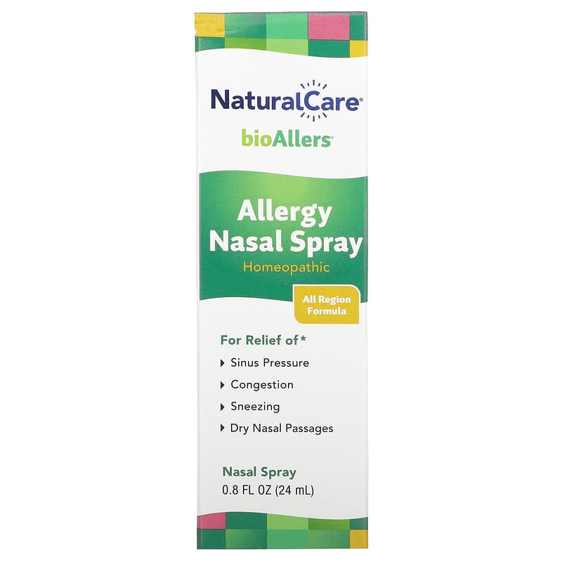 NaturalCare BioAllers Allergy Nasal Spray 0.8 fl oz (24 ml) 371400708019