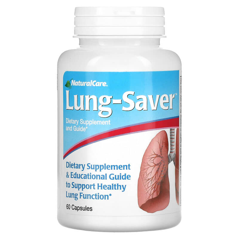NaturalCare, Lung-Saver, 60 Capsules 705692448603