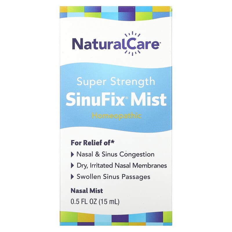NaturalCare Super Strength SinuFix Nasal Mist 0.5 fl oz (15 ml) 705692391503