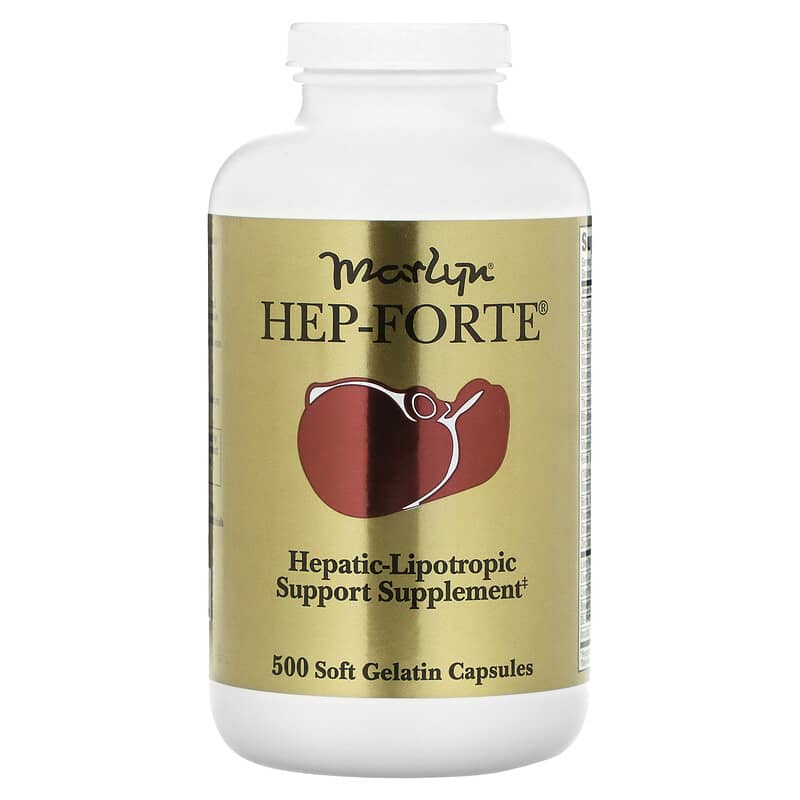 Naturally Vitamins Marlyn Hep-Forte 500 Soft Gelatin Capsules 10712615010