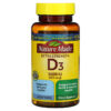 Nature Made D3 Extra Strength 125 mcg (5,000 IU) 90 Softgels 31604026219