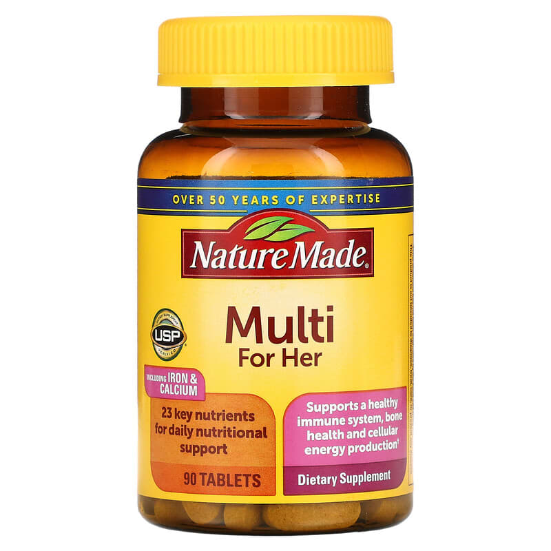 Nature Made Multi For Her 90 Tablets 31604017910