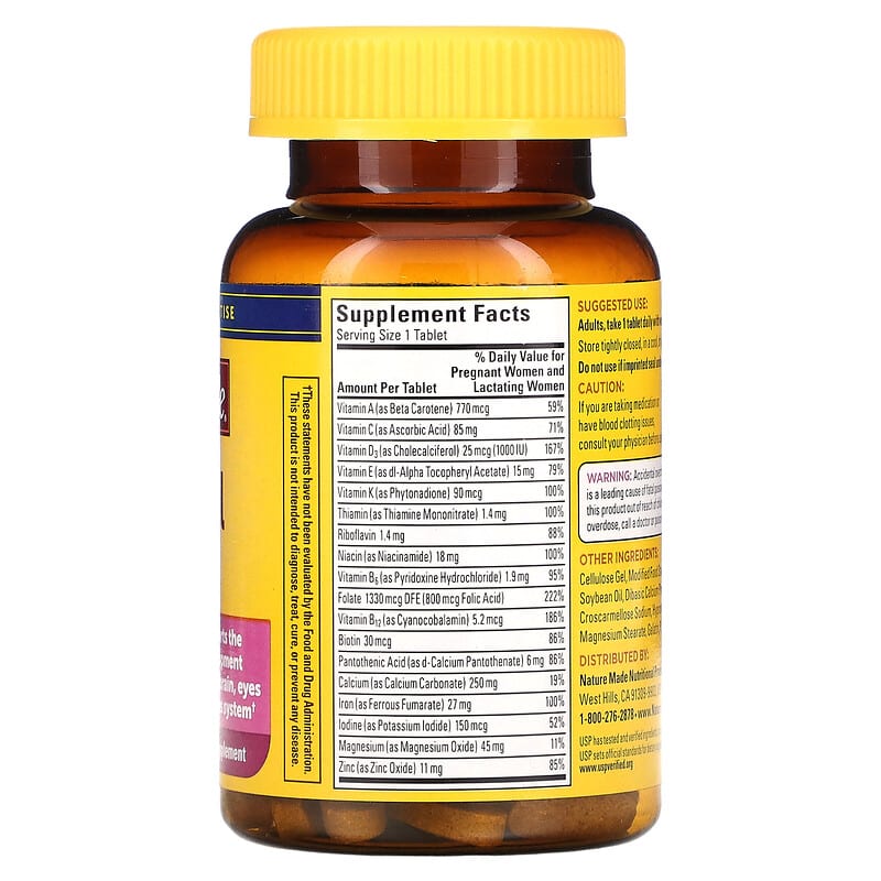 Nature Made, Multi Prenatal , 90 Tablets 31604014995