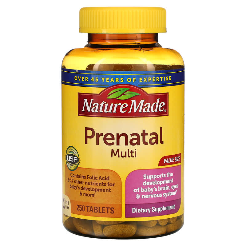 Nature Made Prenatal Multi 250 Tablets 31604014353
