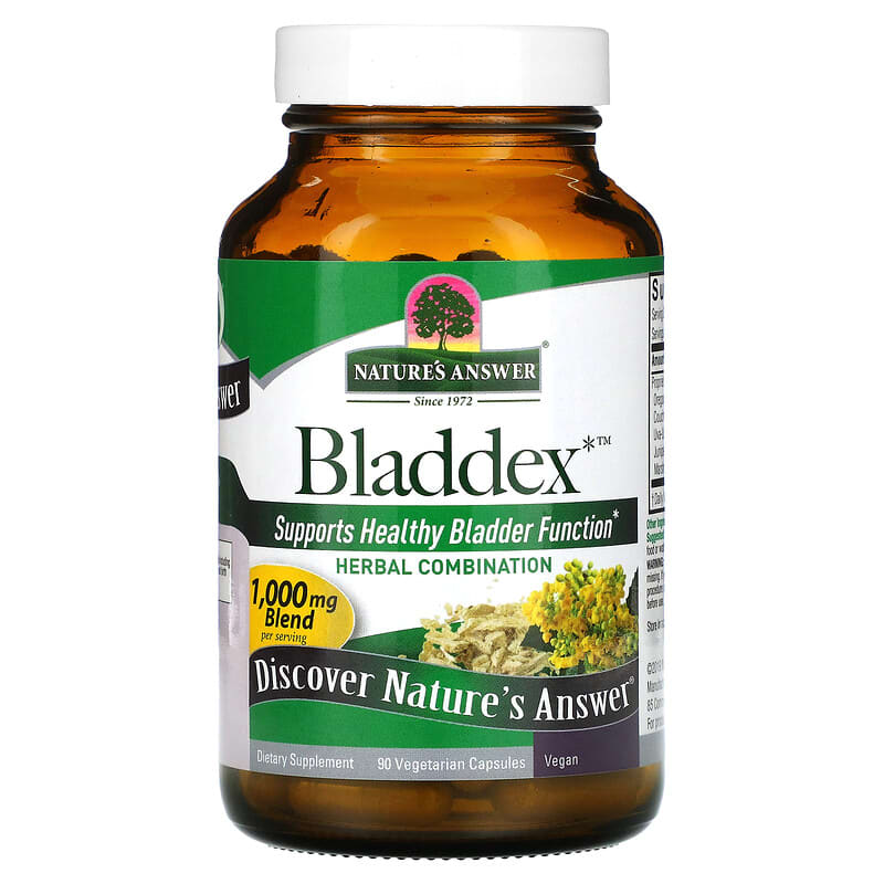 Nature's Answer, Bladdex, 500 mg, 90 Vegetarian Capsules 83000160202