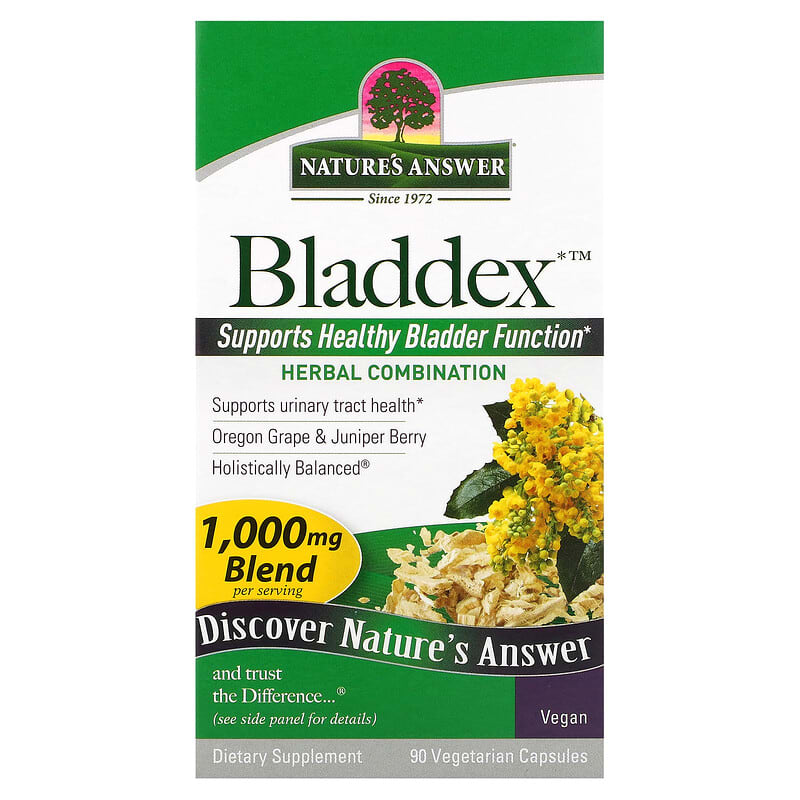 Nature's Answer Bladdex 500 mg 90 Vegetarian Capsules 83000160202