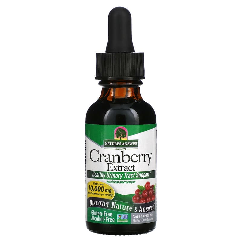 Nature's Answer Cranberry Extract Alcohol-Free 10,000 mg 1 fl oz (30 ml) 83000006005