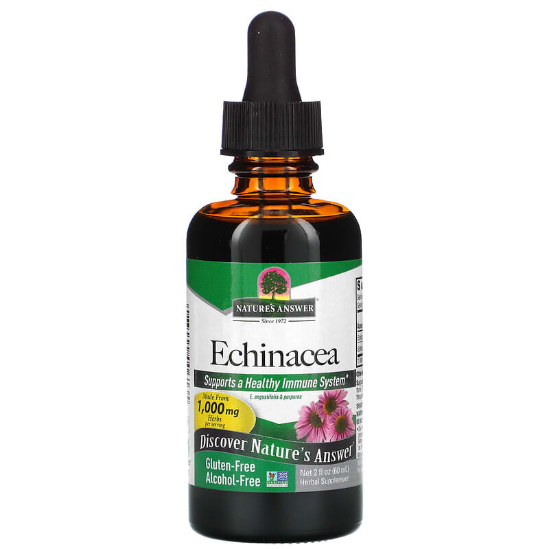 Nature's Answer Echinacea Alcohol-Free 1000 mg 2 fl oz (60 ml) 83000006135