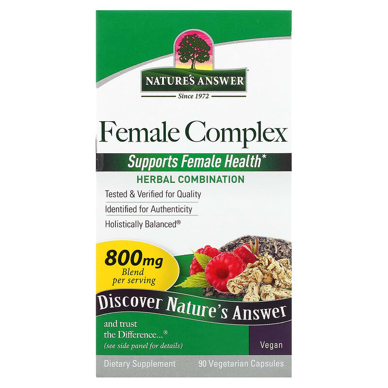 Nature's Answer Female Complex Herbal Combination 400 mg 90 Vegetarian Capsules 83000160325