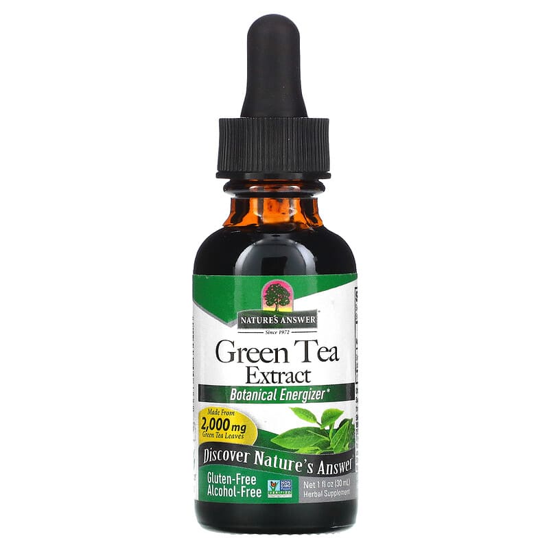 Nature's Answer Green Tea Extract Alcohol-Free 2,000 mg 1 fl oz (30 ml) 83000006333