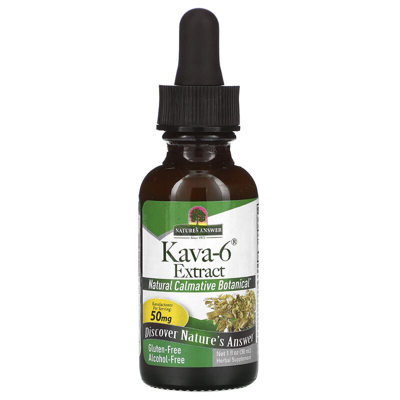 Nature's Answer, Kava-6, Alcohol-Free Extract, 1 fl oz (30 ml) 83000006418
