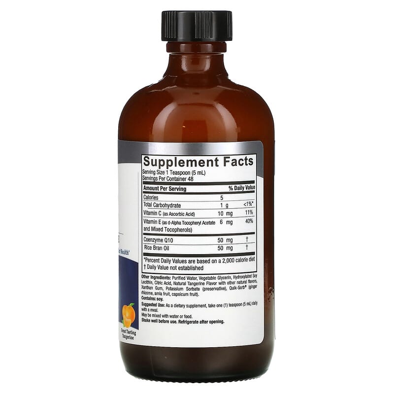 Nature's Answer, Liquid Co-Q10 with Vitamins C & E, Tangerine, 8 fl oz (240 ml) 83000261305
