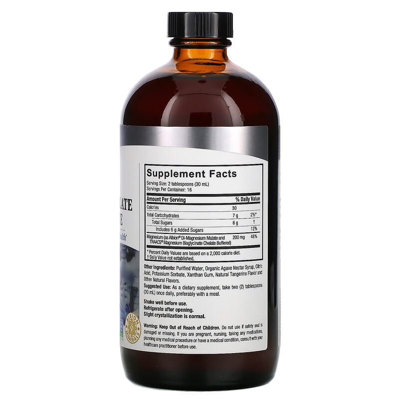 Nature's Answer, Liquid Magnesium Malate and Glycinate, 16 fl oz (480 ml) 83000261732