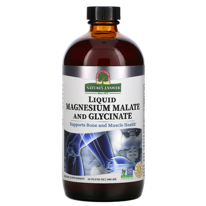 Nature's Answer Liquid Magnesium Malate and Glycinate 16 fl oz (480 ml) 83000261732