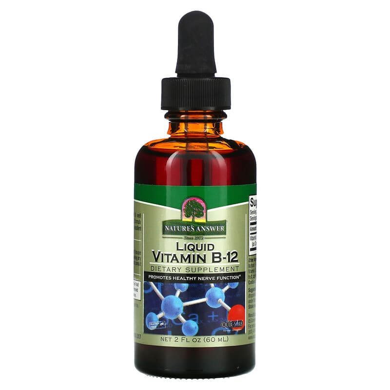 Nature's Answer Liquid Vitamin B-12 2 fl oz (60 ml) 83000261107
