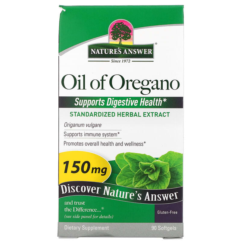 Nature's Answer Oil of Oregano 150 mg 90 Softgels 83000163081