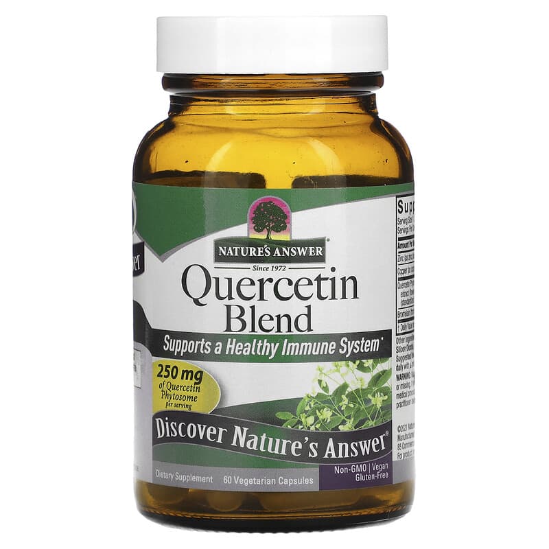 Nature's Answer, Quercetin Blend, 250 mg, 60 Vegetarian Capsules 83000165313