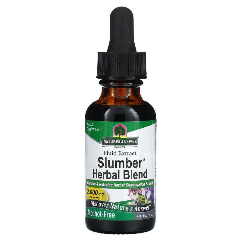 Nature's Answer Slumber Herbal Blend Alcohol-Free 2,000 mg 1 fl oz (30 ml) 83000008146
