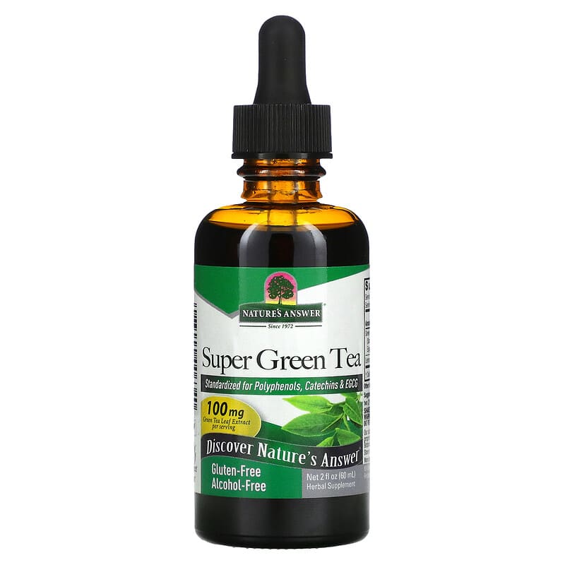 Nature's Answer Super Green Tea Alcohol-Free 2 fl oz (60 ml) 83000006340