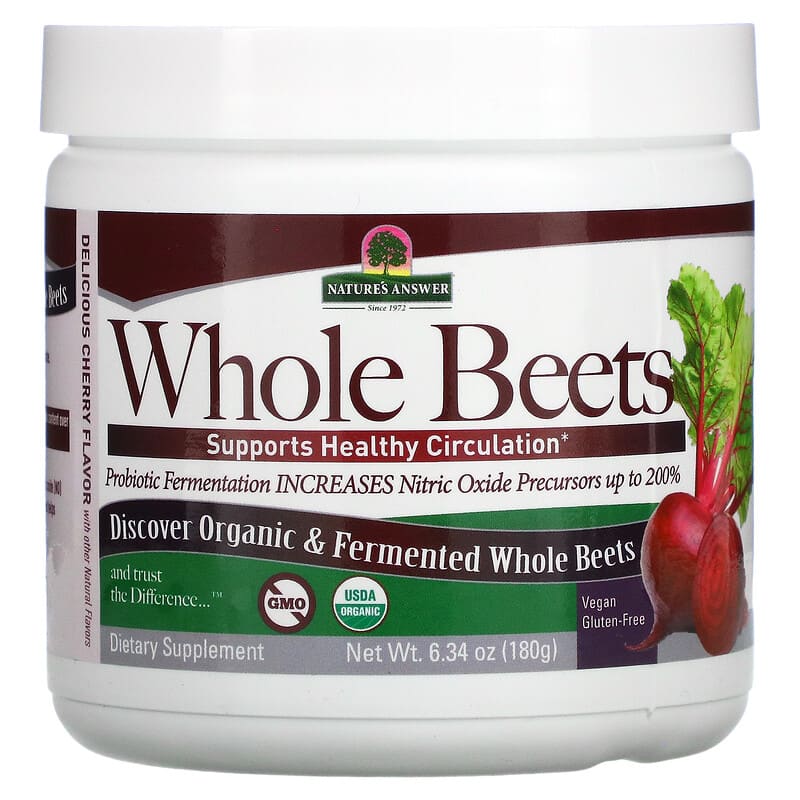 Nature's Answer Whole Beets 6.34 oz (180 g) 83000269103