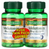 Nature's Bounty Melatonin Twin Pack 10 mg 60 Capsules Each 74312793462