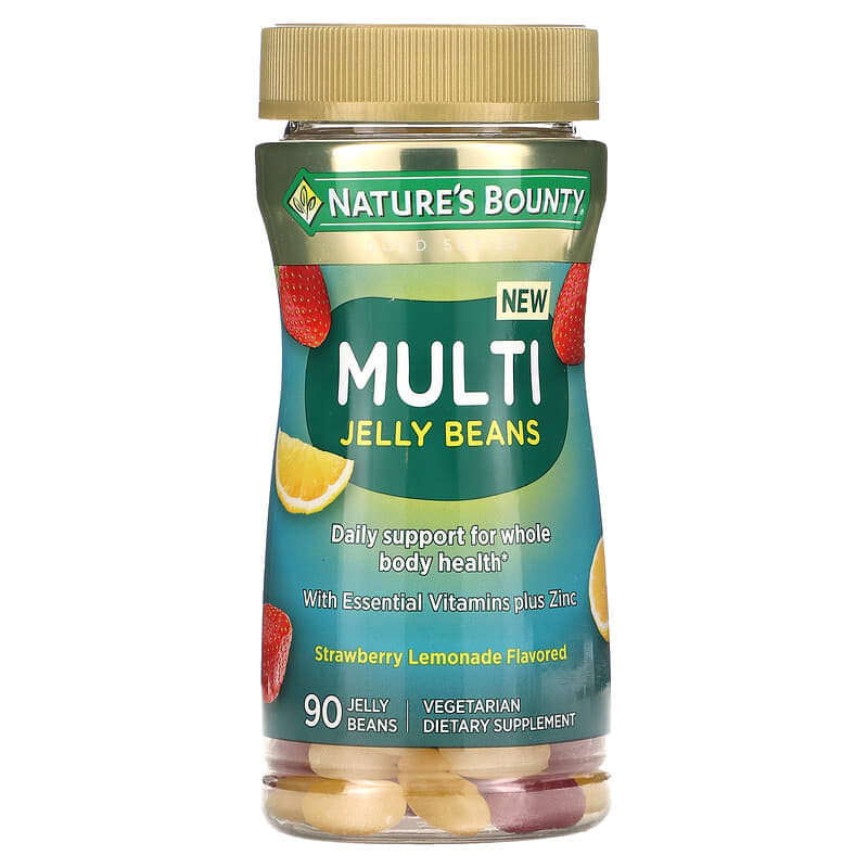 Nature's Bounty Multi Jelly Beans Strawberry Lemonade 90 Jelly Beans 74312010149