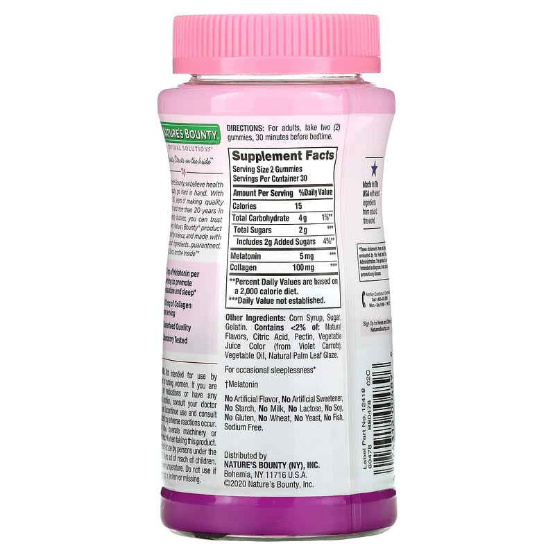 Nature's Bounty, Optimal Solutions, Gorgeous Sleep Gummies, Berry, 60 Gummies 74312004896