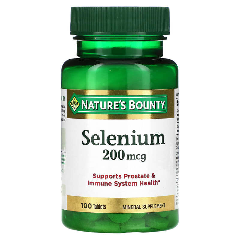Nature's Bounty Selenium 200 mcg 100 Tablets 74312032011
