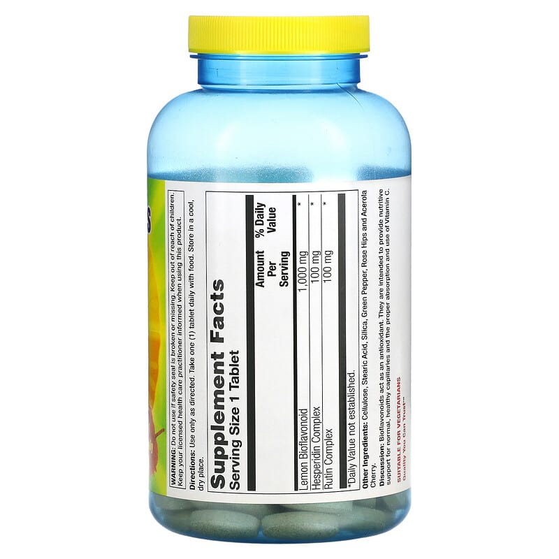 Nature's Life, Bioflavonoids, 1,000 mg, 250 Tablets 40647001558