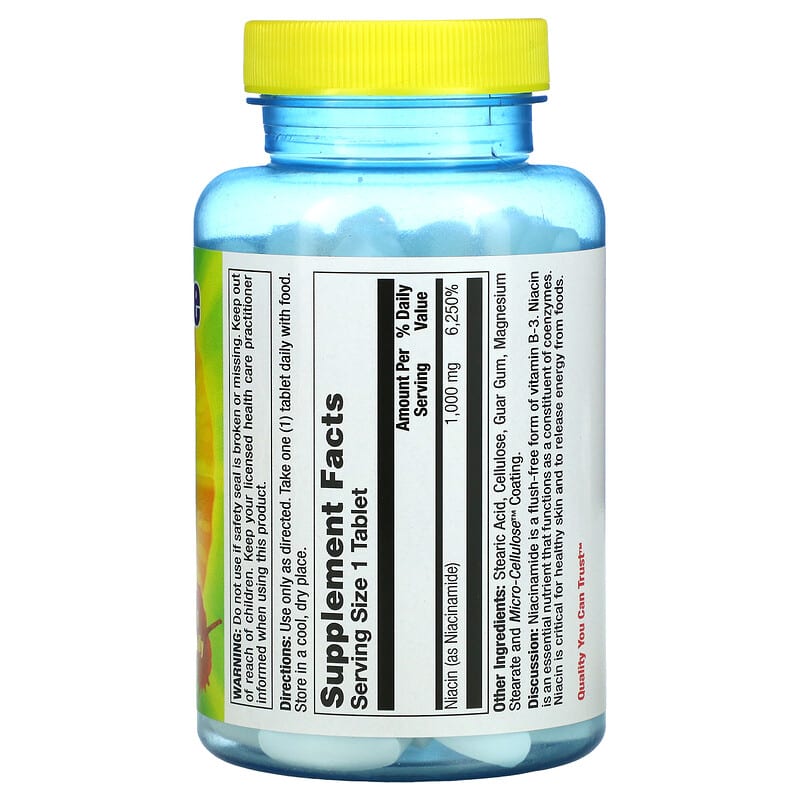 Nature's Life, Niacinamide, 1,000 mg, 100 Tablets 40647002654