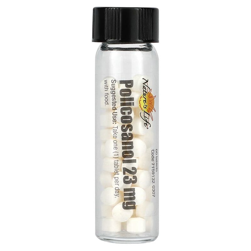 Nature's Life, Policosanol, 23 mg, 60 Mini-Tablets 40647002371