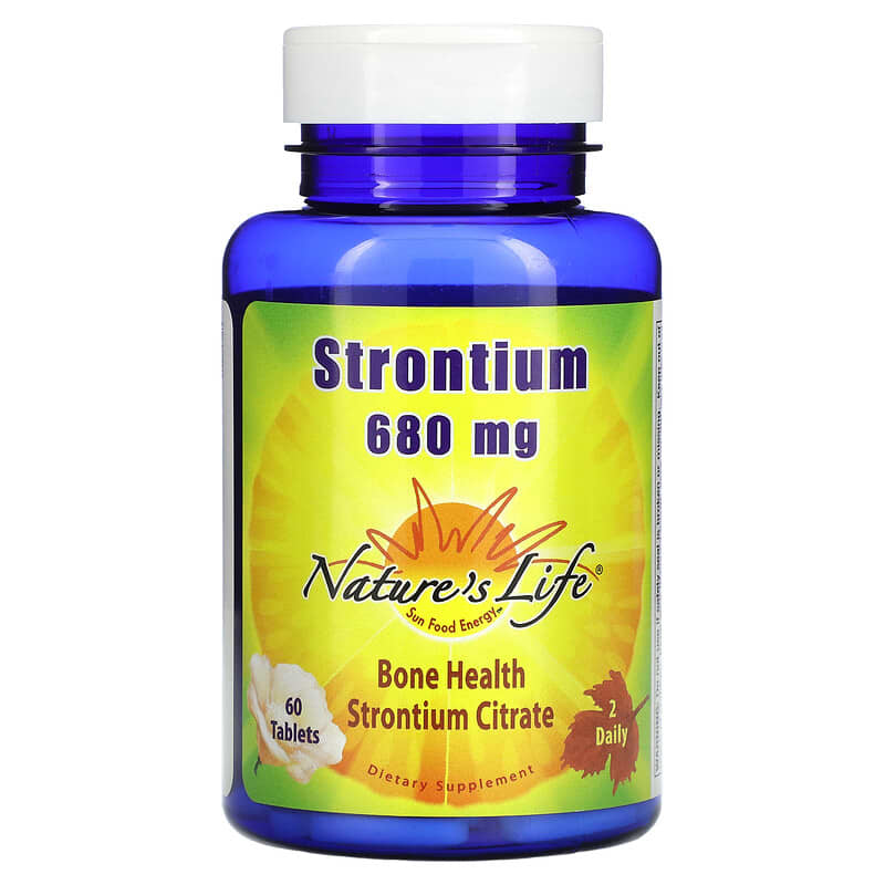 Nature's Life Strontium 340 mg 60 Tablets 40647914179