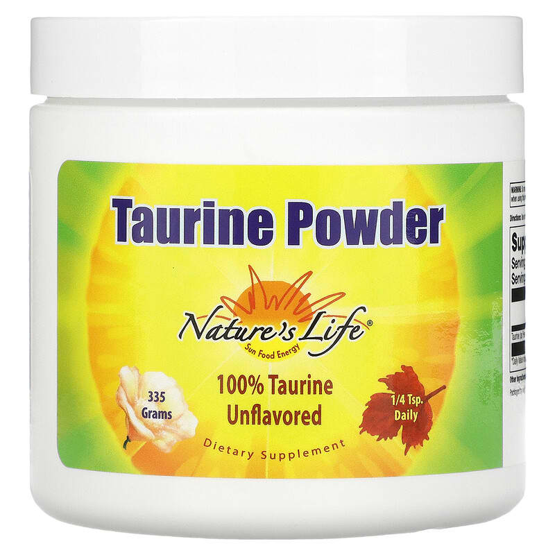 Nature's Life Taurine Powder Unflavored 335 g 40647203662