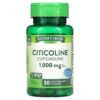 Nature's Truth Citicoline CDP Choline 1,000 mg 30 Quick Release Capsules 840093116673